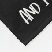 On The Naughty List And I Regret Nothing Cat Chris Fleece Deken (Hoek)