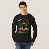 On The Naughty List And I Regret Nothing Christmas T-shirt (Voorkant volledig)