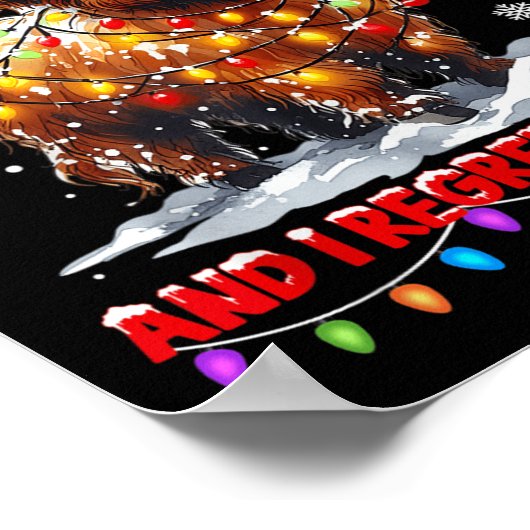 On The Naughty List And Reget Nothing Christmas Hi Poster (Hoek)