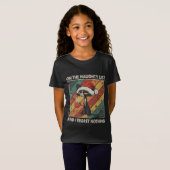 On The Naughty List & I Regret Nothing Christmas T-shirt (Voorkant volledig)