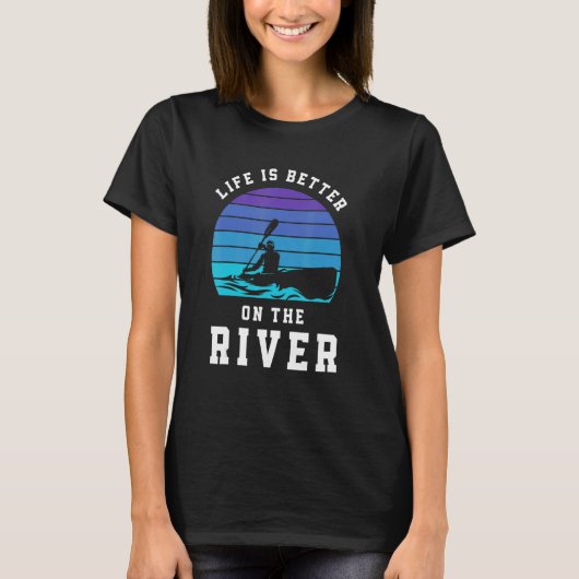 On The River Canoe Kayak T-shirt (Voorkant)