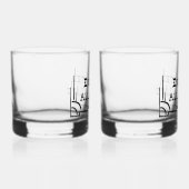 ON THE ROCKS GLASSES studio miiri Whisky Glas (Rechts)