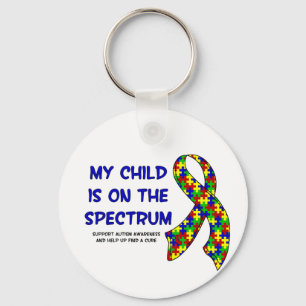 On The Spectrum (felle kleuren) Sleutelhanger
