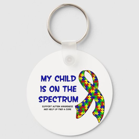 On The Spectrum (felle kleuren) Sleutelhanger (Voorkant)