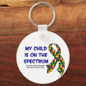 On The Spectrum (felle kleuren) Sleutelhanger (Voorkant)
