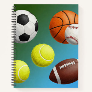 On The Sports Wave beroemd gemaakt door Natasha Us Notitieboek
