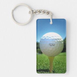 On The Tee Golf Sleutelhanger