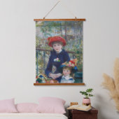 On the Terrace, Impressionist Portrait, Renoir Hangend Wandkleed (Slaapkamer)