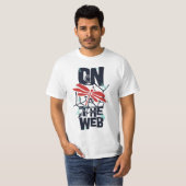 On the Web – Natuur-geïnspireerd Dragonfly T-shirt (Voorkant volledig)