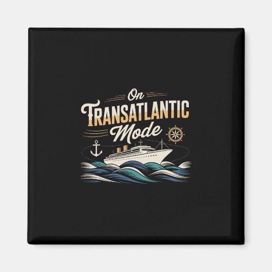 On Transatlantic Mode Shirt Transatlantics Shirts Magneet (Voorkant)