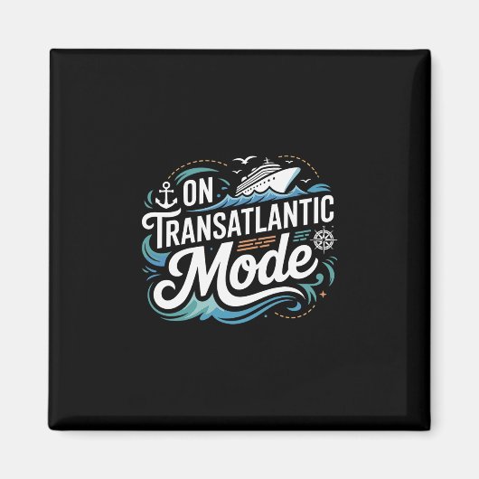 On Transatlantic Mode Shirt Transatlantics Shirts Magneet (Voorkant)