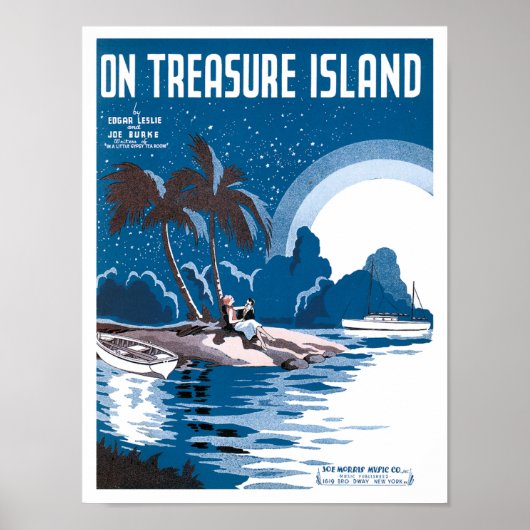 On Treasure Island poster (Voorkant)