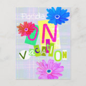 "On Vacation" 80s Retro Briefkaart (Voorkant)