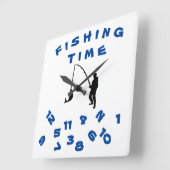 "ON ***VISSEN TIME** MET DEZE VUN KLIK VIERKANTE KLOK (Hoek)