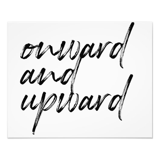 "On ward and Upward" 20-inch x16-inch Poster afdru (Voorkant)