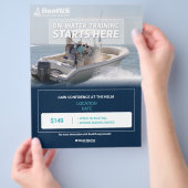 On-water trainingsbrochure flyer (Hand)
