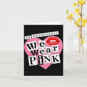 On Wednesday We Wear Nk Funny Valentine Kaart (Gele Bloem)