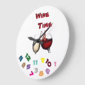 "ON ***WINE TIME***" MET DEZE KOOL GROTE KLOK (Hoek)