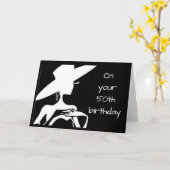 ON YOUR **50th** BIRTHDAY YOU LOOK FABULOUS Card Kaart (Gele Bloem)