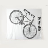 On Your Bike Tapijt Wandkleed (Voorkant (horizontaal))