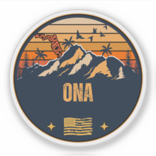 Ona, Florida Sticker