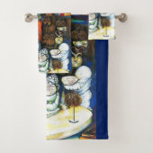 Onaangedaan door uitdaging bad handdoek (Insitu)