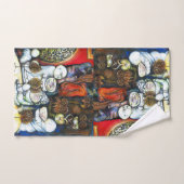 Onaangedaan door uitdaging bad handdoek (Handdoek)