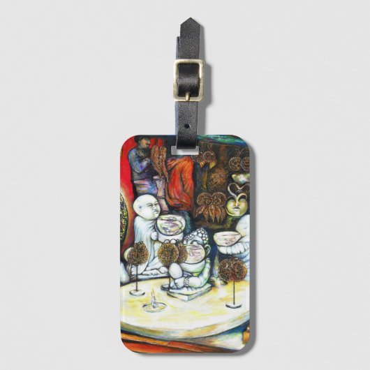 Onaangedaan door uitdaging bagagelabel (Voorkant (verticaal))