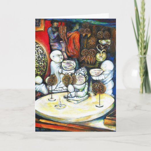 Onaangedaan door uitdaging bedankkaart (Voorkant)