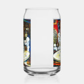 Onaangedaan door uitdaging blikvorm glas (Rechts)