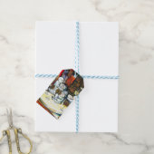 Onaangedaan door uitdaging cadeaulabel (Met Touw)