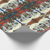 Onaangedaan door uitdaging cadeaupapier (Hoek)