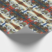 Onaangedaan door uitdaging cadeaupapier (Hoek)