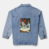 Onaangedaan door uitdaging denim jacket (Achterkant)
