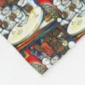 Onaangedaan door uitdaging fleece deken (Hoek)