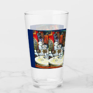 Onaangedaan door uitdaging glas