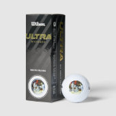 Onaangedaan door uitdaging golfballen (Verpakking)