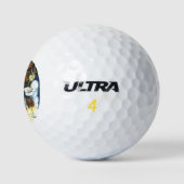 Onaangedaan door uitdaging golfballen (Logo)