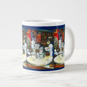 Onaangedaan door uitdaging grote koffiekop (Voorkant rechts)