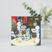 Onaangedaan door uitdaging kaart (Staand voorkant)