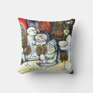 Onaangedaan door uitdaging kussen