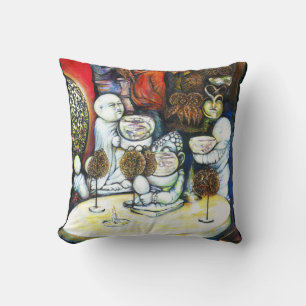 Onaangedaan door uitdaging kussen