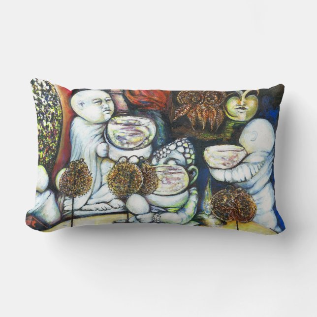 Onaangedaan door uitdaging kussen (Voorkant)