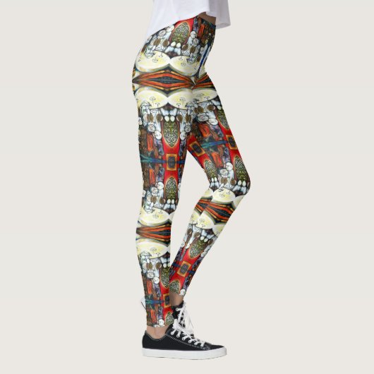 Onaangedaan door uitdaging leggings (Rechts)