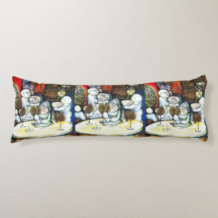 Onaangedaan door uitdaging lichaamskussen