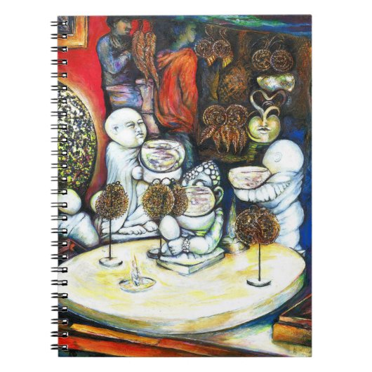 Onaangedaan door uitdaging notitieboek (Voorkant)