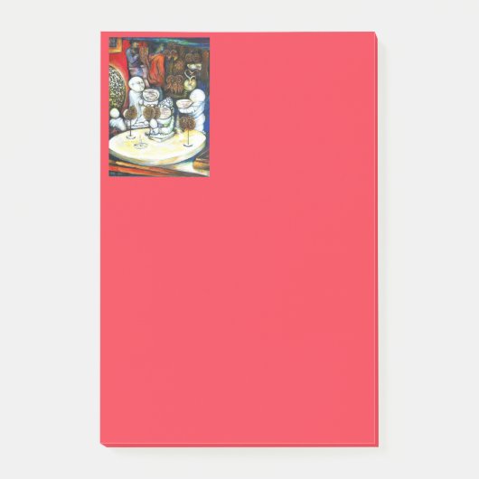 Onaangedaan door uitdaging post-it® notes (Voorkant)