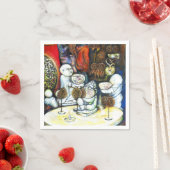 Onaangedaan door uitdaging servet (Insitu)