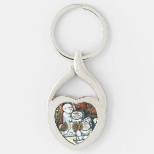 Onaangedaan door uitdaging sleutelhanger