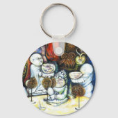 Onaangedaan door uitdaging sleutelhanger (Voorkant)